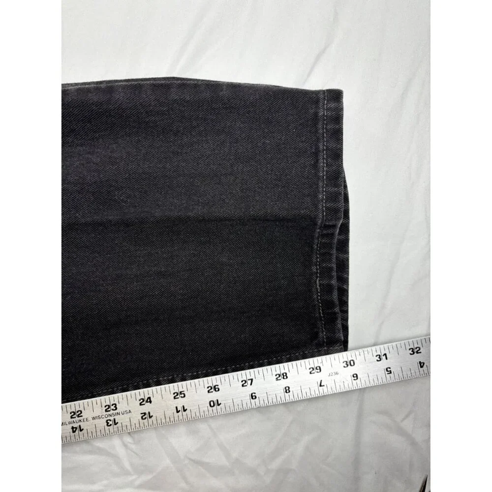 Levi's 550 Relaxed Fit Jeans Men's W42 L30 Black Denim 100% Cotton VTG